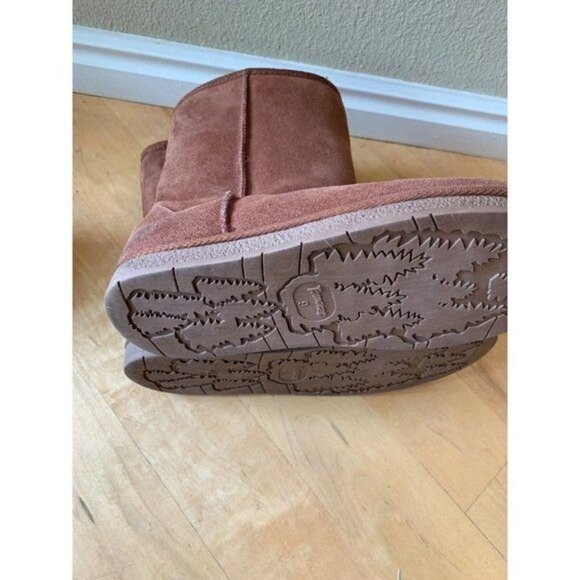 Tamarac Audrey Brown Suede Shearling Lined Winter Boots Size 9 - Picture 11 of 11